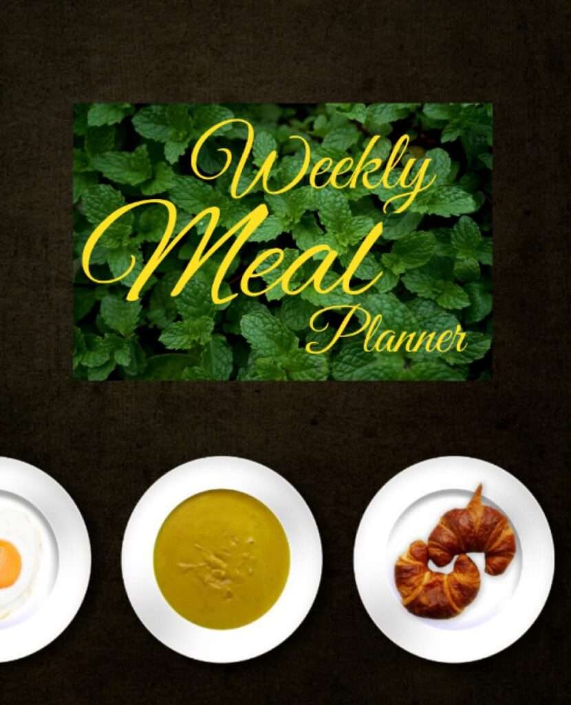 Weekly Meal Planner 120 Pages of Weekly Meal Planning Along With Grocery List For Easy Shopping Experience
